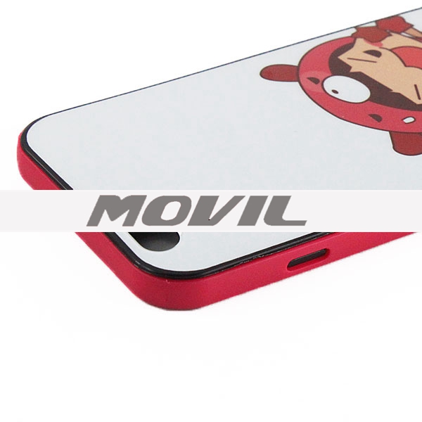 NP-2373  Lindo TPU  PC  funda para iPhone 6-4